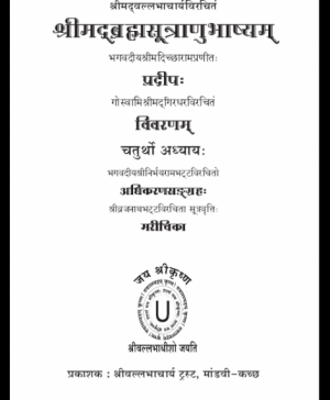 Shrimad Anubhashya Pradip A-4 (1859) 1